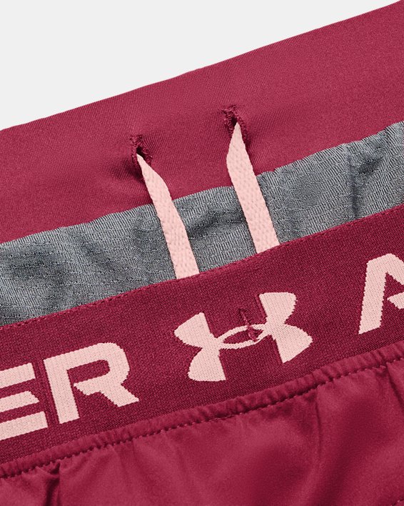 Men's UA Launch SW 7'' WM Shorts in Pink image number 4